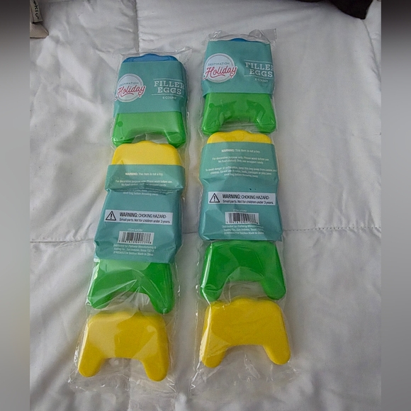 Game Control Filler Eggs - 12 Count - Yellow Green Blue - Picture 2 of 3